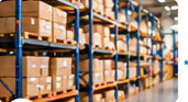 Stocks de produits dans un entrepôt